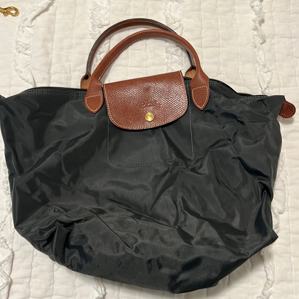 Longchamp le pliage with short handles